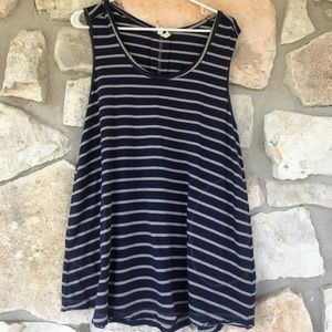 Free people striped tunic cover up